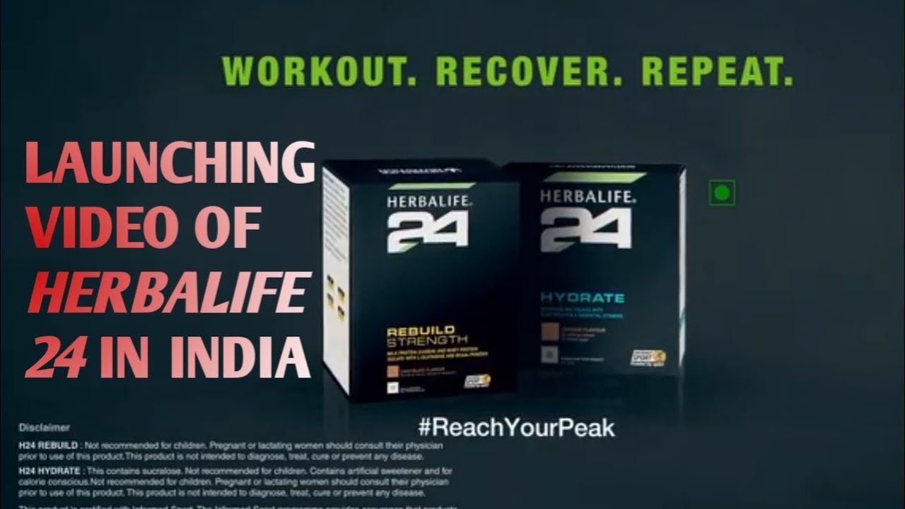 Herbalife 24 India launching official video YouTube