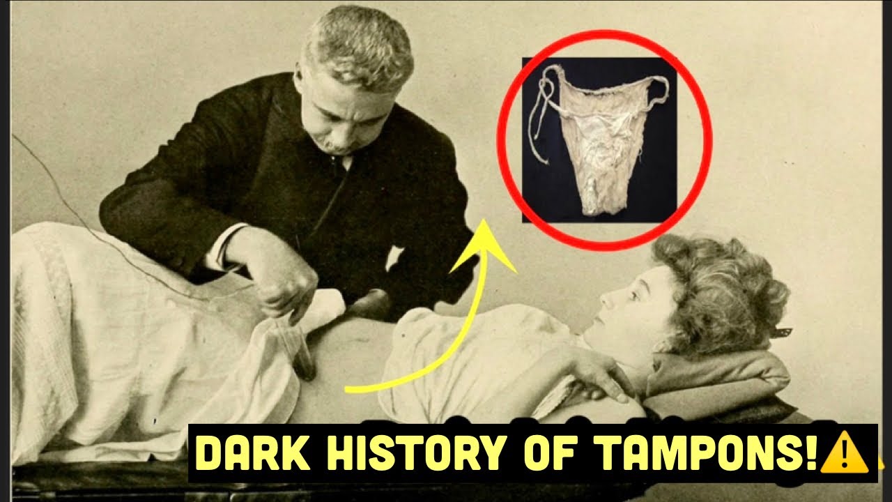 Dark Disturbing history of tampons! What did ancient women use down