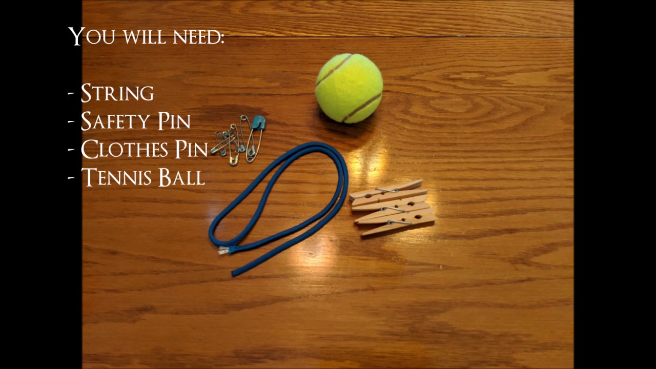 Easy Tennis Ball Focus Target Tutorial YouTube