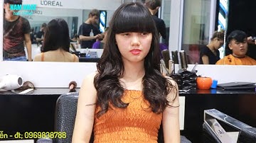 Hướng dẫn làm tóc sóng lơi. uốn sóng nước đẹp