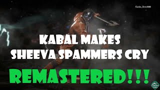 MK11 Remastered: SHEEVA SPAMMER CRIES AND RAGE QUITS!!! (First encounter with Kasko)