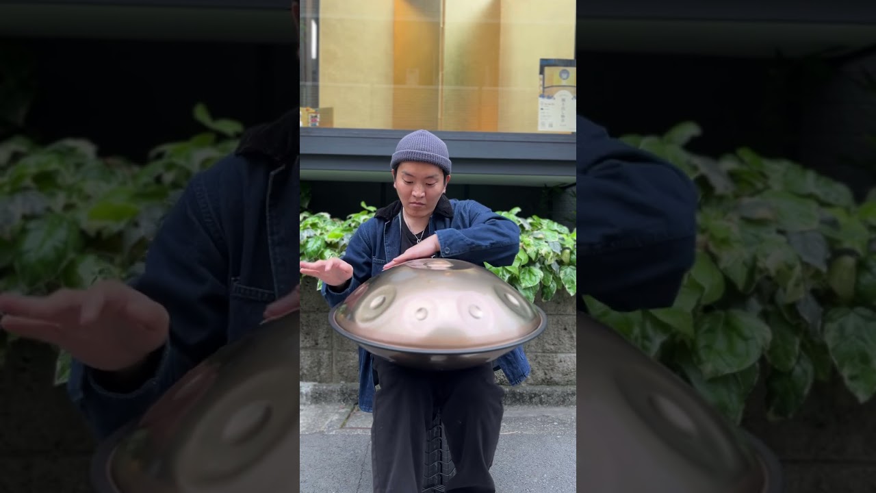 【Selected Handpan 】 道端でそっと聴こえるキレイなハンドパン - Light #shorts #handpan  #ハンドパン #手碟 #癒し