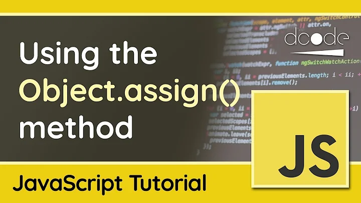 The Object.assign() Method in JavaScript - Set default options for functions