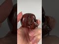 2" Tiger Iron Crystal Skull, Rare Tiger Eye & Hematite Carving,Hand Carved Warrior Stone Skull