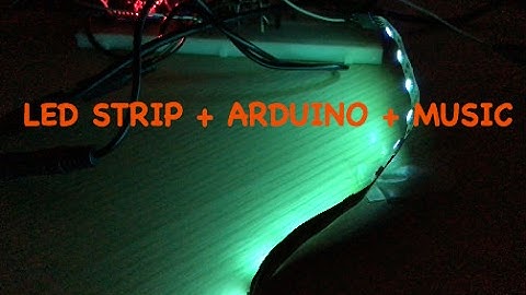 LED strips with Arduino and Music!