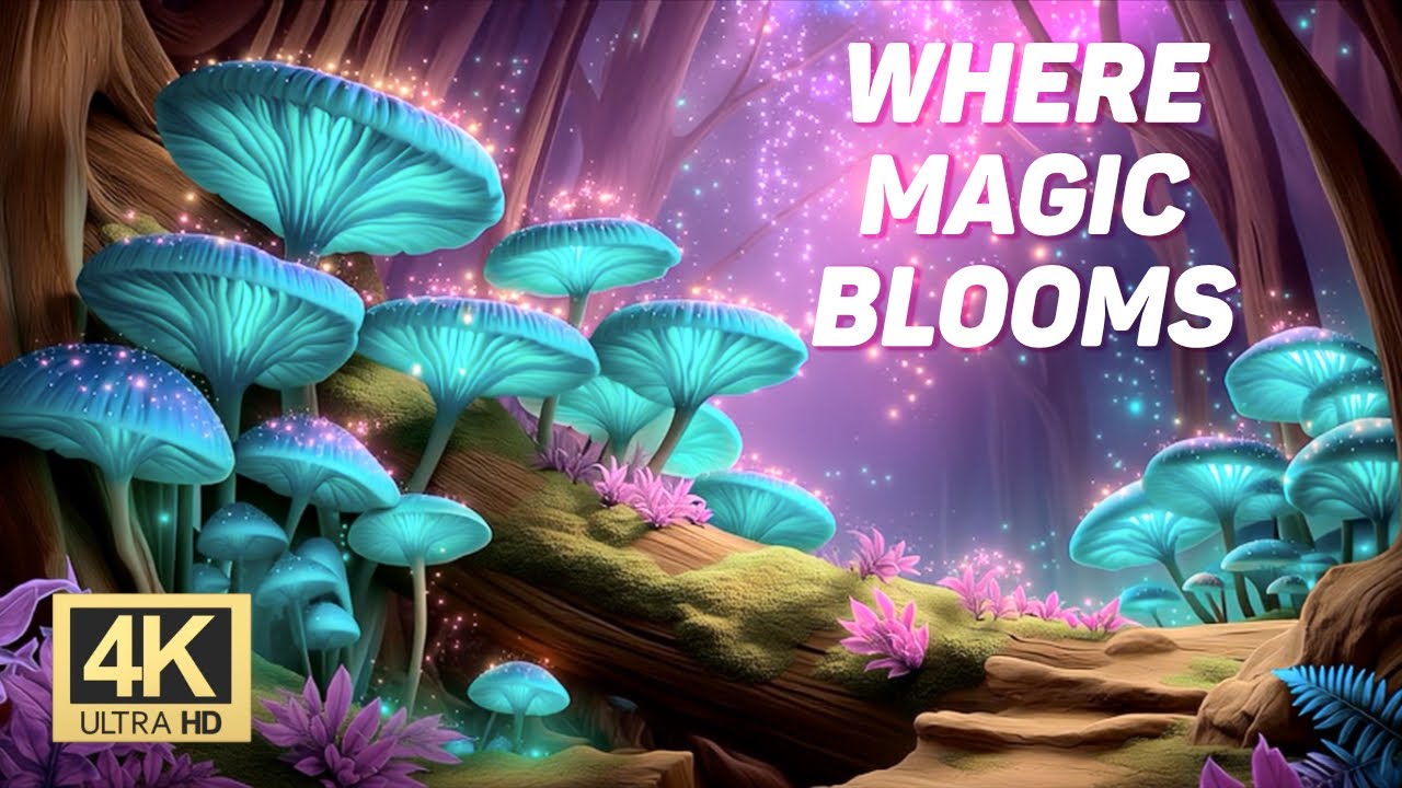 Where Magic Blooms | Colourful Enchanted Forest Scenes | Fairytale Fantasy Realm | AI Short Film