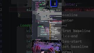 ASMR - Loader com HTML e CSS #html #css #frontend #programming #code