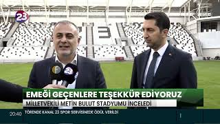 Ak Parti̇ Mi̇lletveki̇li̇ Ve Mkyk Üyesi̇ Bulut, Yapiminda Sona Yaklaşilan Yeni̇ Elaziğ Stadyumunu Gezdi̇