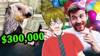 ROSA THE OTTER BIRTHDAY!!!!!! | DougDoug We somehow raised $300,000 for a Sea Otter's birthday