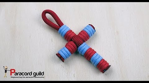 Simple paracord cross