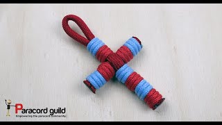 Simple paracord cross