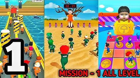 Squid Game,Quick Game -456 Survival - Gameplay Walkthrough Part -1, All Levels, Mission -1