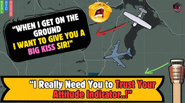 Disoriented pilot trapped in ice and cloud! Smart Atc guides miracle landing #atc