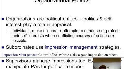 Topic 5 4 Contemporary Research in Performance Appraisal