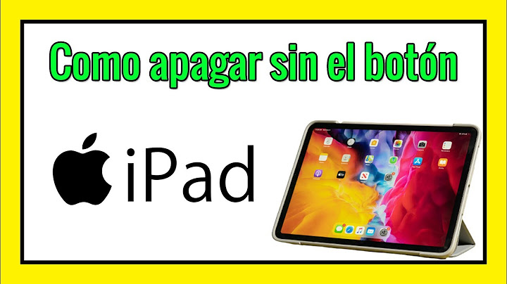 Como apagar un iPad sin el botón o como apagar un iPad si no funciona el touch