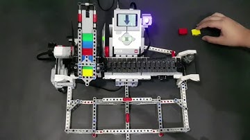 LEGO Mindstorms EV3 Color Sorter (In-Action)