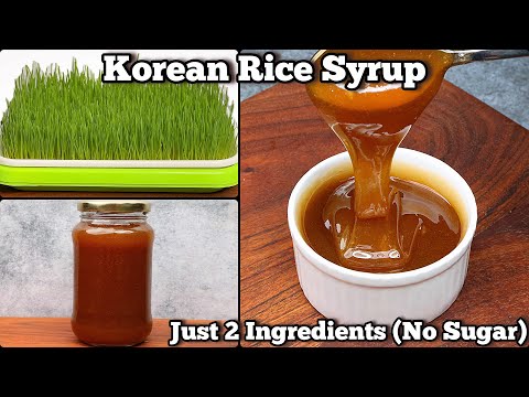 Authentic Homemade Korean Rice Syrup Recipe  How to Make MaltMaltose Syrup at Home2 Ingredients