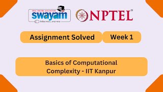 Basics of Computational Complexity Week 1 | NPTEL ANSWERS 2026 #nptel2026 #myswayam #nptel