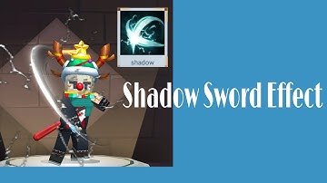 PLAYING WITH SHADOW SWORD EFFECT!! | (BLOCKMAN GO BEDWARS)
