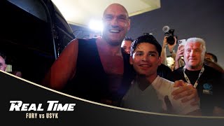 Ryan Garcia Calls Tyson Fury His Favorite Fighter Reaction From Epic Face Off Real Time Ep 4