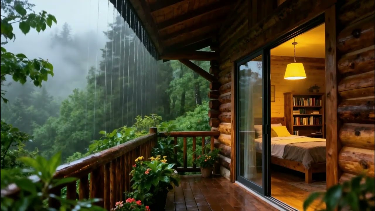 Quiet Forest Night ☔ Rain Sounds for Deep Rest