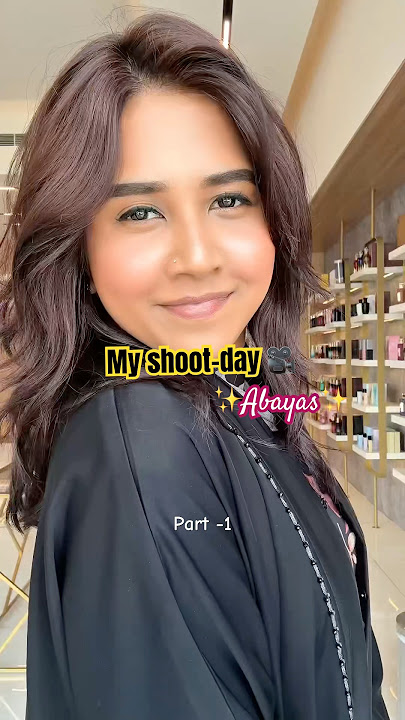 Part -1 What i wear for my shoots 🤔 🎥 ?? #dubai #shorts #contentcreator #abaya