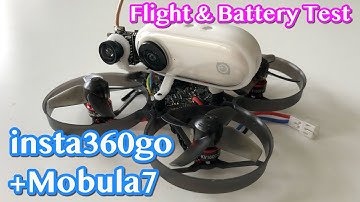 [FPV]insta360go with Mobula7を試してみた！（撮影品質チェックとバッテリーの持ちを検証！）