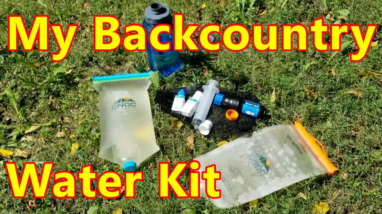 The Best Backpacking Water Filter System? | Sawyer Squeeze w/ 2 Cnoc ...