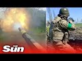 Ukrainian troops play cat-and-mouse combat games with invading Russian troops