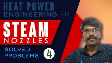 Steam Nozzles, Heat Power Engineering  II, solved problems 4, By Baalaa
