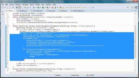 CSP (Constraint Satisfaction Problem) Map Coloring w/ JAVA (01)