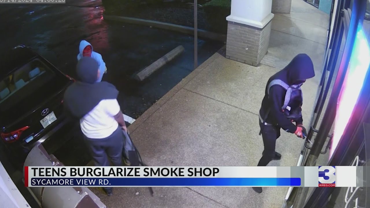 Burglars cause thousands in damages at vape shops