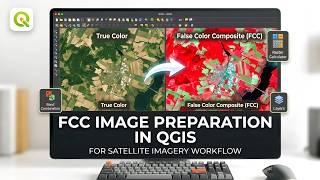 How to Create a False Color Composite (FCC) in QGIS | Step-by-Step