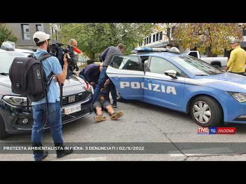 PROTESTA AMBIENTALISTA IN FIERA: 3 DENUNCIATI | 02/11/2022