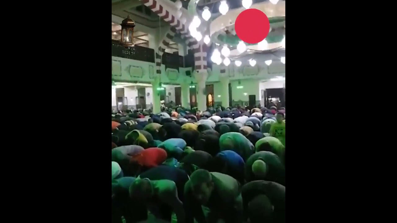 دعاء مؤثر ابكي المصلين في صلاة التراويح من مسجد ناصر بالبحيرة