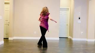 Simplemente, line dance, Intermediate, demo & tutorial