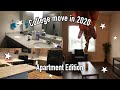 MOVING INTO MY FIRST APARTMENT AT 21! | COLLEGE APARTMENT MOVE IN DAY 2020