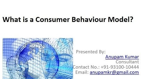 What is a Consumer Behaviour Model?