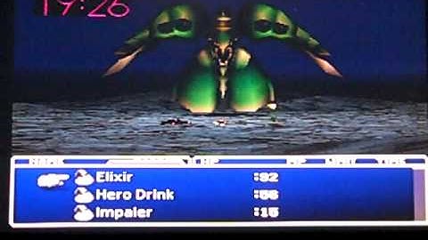 FF7 - Emerald WEAPON - FROG SOLO - NO MATERIA  CHEESE