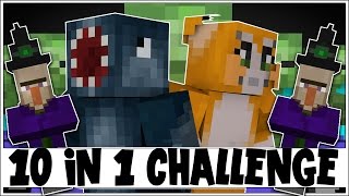 10 IN 1 CHALLENGE! - THE BATTLE! [4] - Minecraft Custom Map W/Stampy! screenshot 5