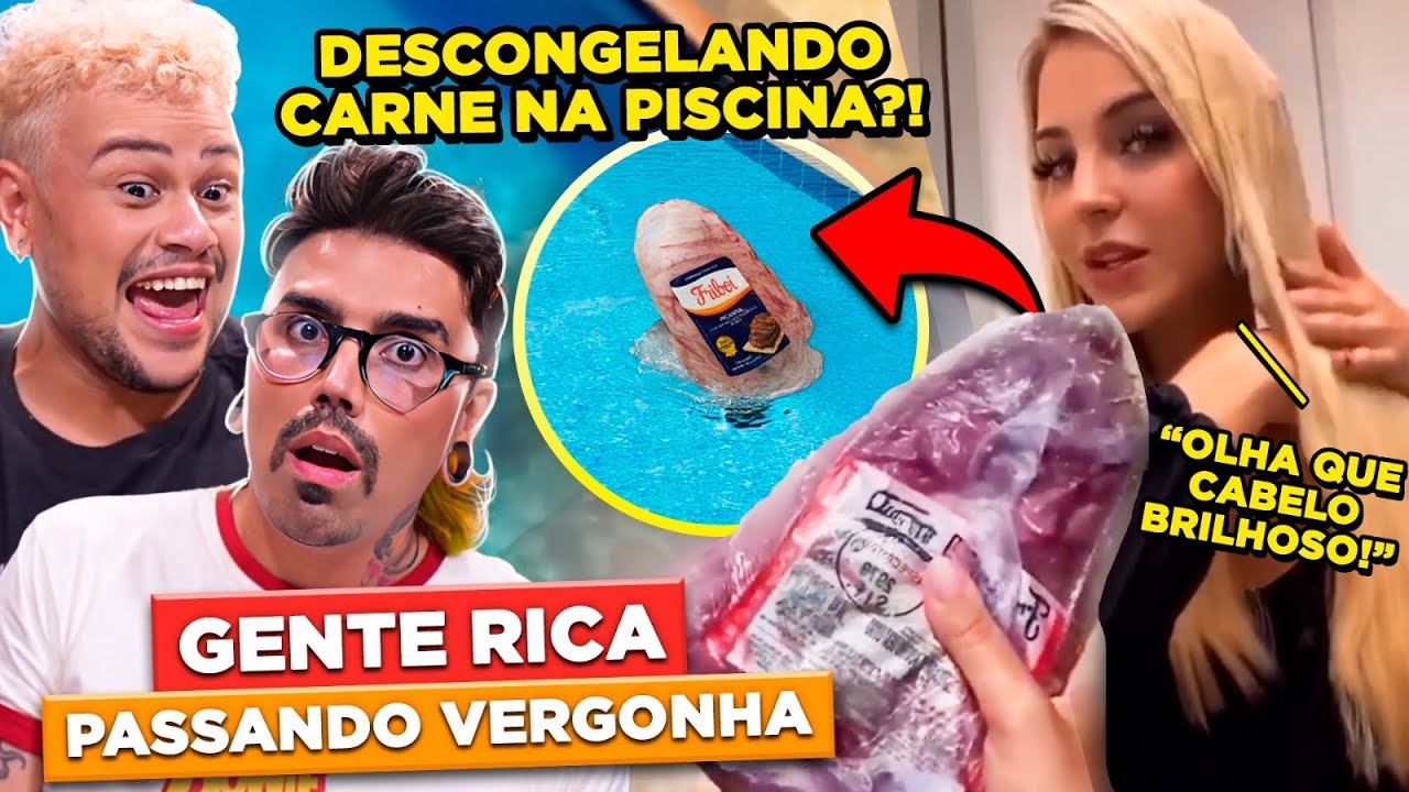REAGINDO À GENTE RICA PASSANDO VERGONHA NA INTERNET  | Diva Depressão