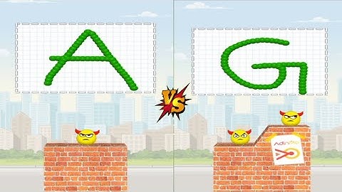 Learn English Alphabet A to G in HD | Draw to Smash Puzzle
