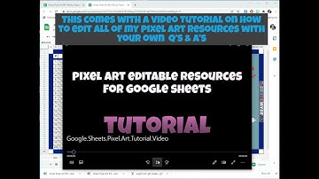 Pixel Art Christmas Tree for Excel and Google Sheets