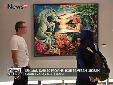 Pameran Lukisan Seni Patung Karya Seniman 10 Provinsi Di Indonesia Inews Siang 22 02 Youtube