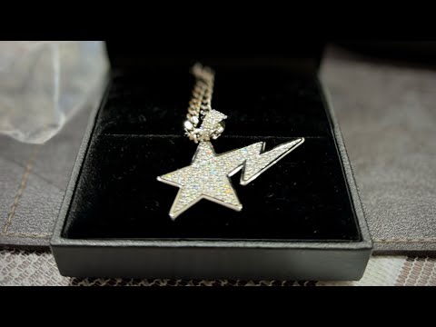 2024 Bathing Ape BAPE STA Brass Silver Necklace Jewelry Unboxing