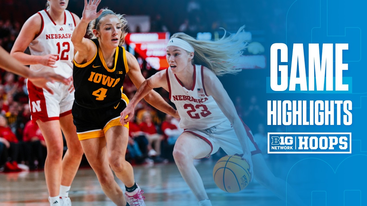 Iowa at Nebraska | HIGHLIGHTS | Big Ten Women's Basketball | 02/16/2026