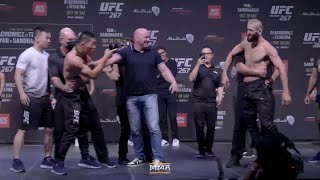 Khamzat Chimaev, Li Jingliang Have to Be Separated Again | UFC 267 |  MMA Fighting