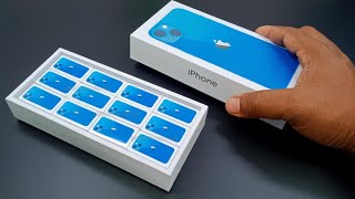 Special iphone 13 blue mini box unboxing