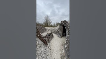Exploring  WWI Trenches in France