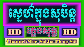 ស្នេហ៌ក្នុងសុបិន្ត ភ្លេង​សុទ្ធ | Sne Knong Soben | Karaoke | Khmer Cover By | PSR-S950